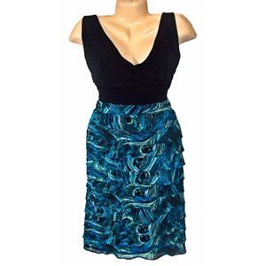 Von Gogh Starry Night Inspired Bandage Dress Size 18W